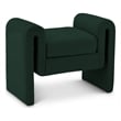 Meridian Furniture Stylus Green Fabric Bench