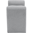 Meridian Furniture Stylus Grey Fabric Bench