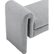 Meridian Furniture Stylus Grey Fabric Bench