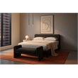 Meridian Furniture Stylus Black Fabric Bench