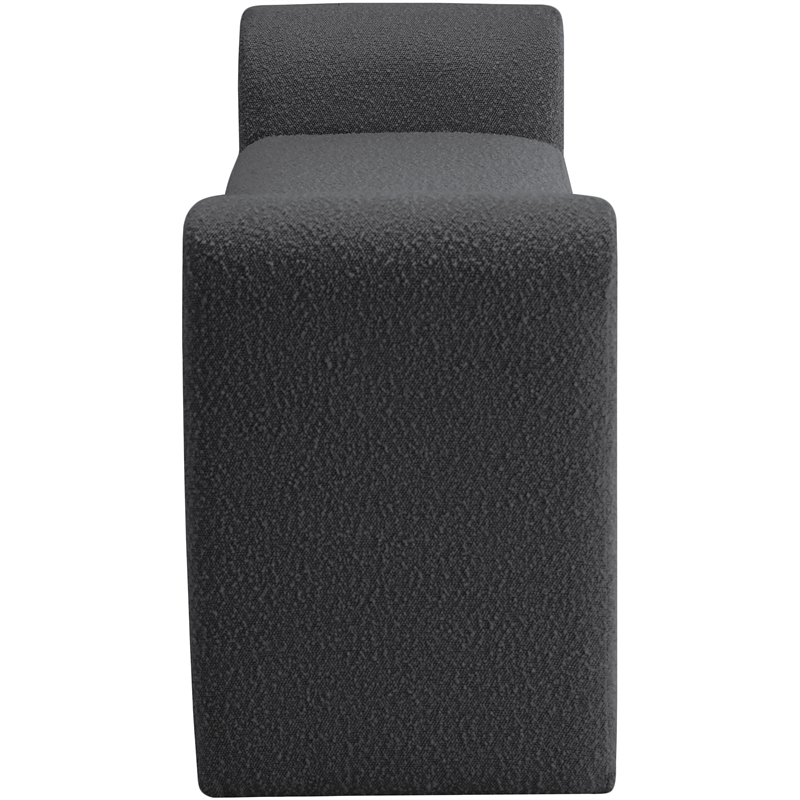Meridian Furniture Stylus Black Fabric Bench
