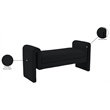 Meridian Furniture Stylus Black Fabric Bench