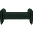 Meridian Furniture Stylus Green Fabric Bench