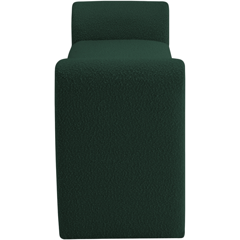 Meridian Furniture Stylus Green Fabric Bench