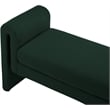 Meridian Furniture Stylus Green Fabric Bench