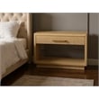 Meridian Furniture Avery Oak Wood Veneer Night Stand