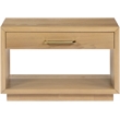 Meridian Furniture Avery Oak Wood Veneer Night Stand