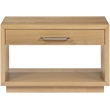 Meridian Furniture Avery Oak Wood Veneer Night Stand