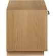 Meridian Furniture Avery Oak Wood Veneer Night Stand