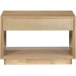 Meridian Furniture Avery Oak Wood Veneer Night Stand