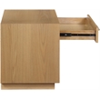 Meridian Furniture Avery Oak Wood Veneer Night Stand