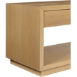 Meridian Furniture Avery Oak Wood Veneer Night Stand