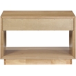 Meridian Furniture Avery Oak Wood Veneer Night Stand