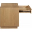 Meridian Furniture Avery Oak Wood Veneer Night Stand