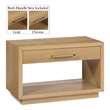 Meridian Furniture Avery Oak Wood Veneer Night Stand