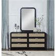 Meridian Furniture Sage Black Mirror