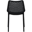 Meridian Furniture Mykonos Black Outdoor Patio Dining Chair (Set of 4)