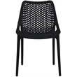 Meridian Furniture Mykonos Black Outdoor Patio Dining Chair (Set of 4)