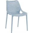 Meridian Furniture Mykonos Sky Blue Outdoor Patio Dining Chair (Set of 4)