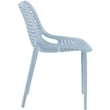Meridian Furniture Mykonos Sky Blue Outdoor Patio Dining Chair (Set of 4)