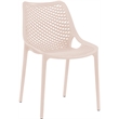 Meridian Furniture Mykonos Pink Outdoor Patio Dining Chair (Set of 4)