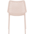 Meridian Furniture Mykonos Pink Outdoor Patio Dining Chair (Set of 4)