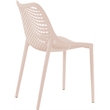 Meridian Furniture Mykonos Pink Outdoor Patio Dining Chair (Set of 4)