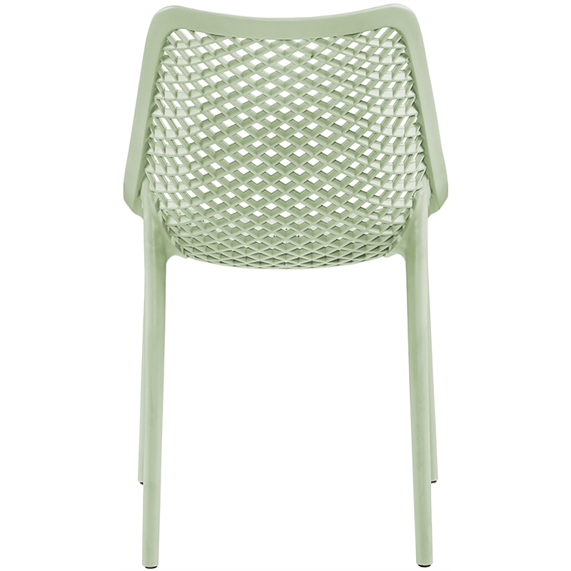 Meridian Furniture Mykonos Mint Outdoor Patio Dining Chair (Set of 4)