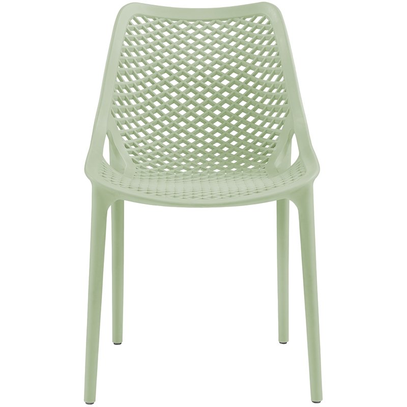 Meridian Furniture Mykonos Mint Outdoor Patio Dining Chair (Set of 4)