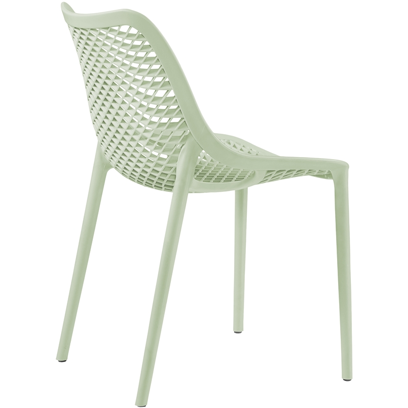 Meridian Furniture Mykonos Mint Outdoor Patio Dining Chair (Set of 4)