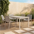 Meridian Furniture Mykonos Grey Outdoor Patio Dining Chair (Set of 4)