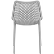 Meridian Furniture Mykonos Grey Outdoor Patio Dining Chair (Set of 4)