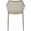 Meridian Furniture Mykonos Taupe Outdoor Patio Dining Chair (Set of 4)