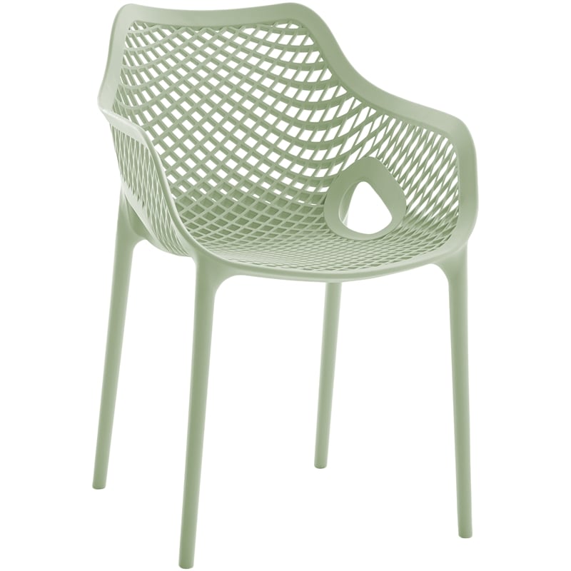 Meridian Furniture Mykonos Mint Outdoor Patio Dining Chair (Set of 4)