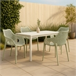 Meridian Furniture Mykonos Mint Outdoor Patio Dining Chair (Set of 4)
