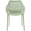 Meridian Furniture Mykonos Mint Outdoor Patio Dining Chair (Set of 4)