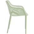 Meridian Furniture Mykonos Mint Outdoor Patio Dining Chair (Set of 4)
