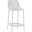Meridian Furniture Mykonos White Outdoor Patio Stool (Set of 4)