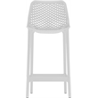 Meridian Furniture Mykonos White Outdoor Patio Stool (Set of 4)