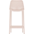 Meridian Furniture Mykonos Pink Outdoor Patio Stool (Set of 4)