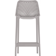 Meridian Furniture Mykonos Grey Outdoor Patio Stool (Set of 4)