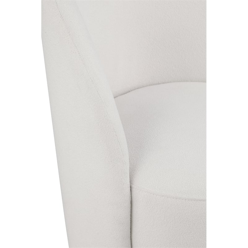Meridian Furniture Hautely Cream Fabric Accent Chair