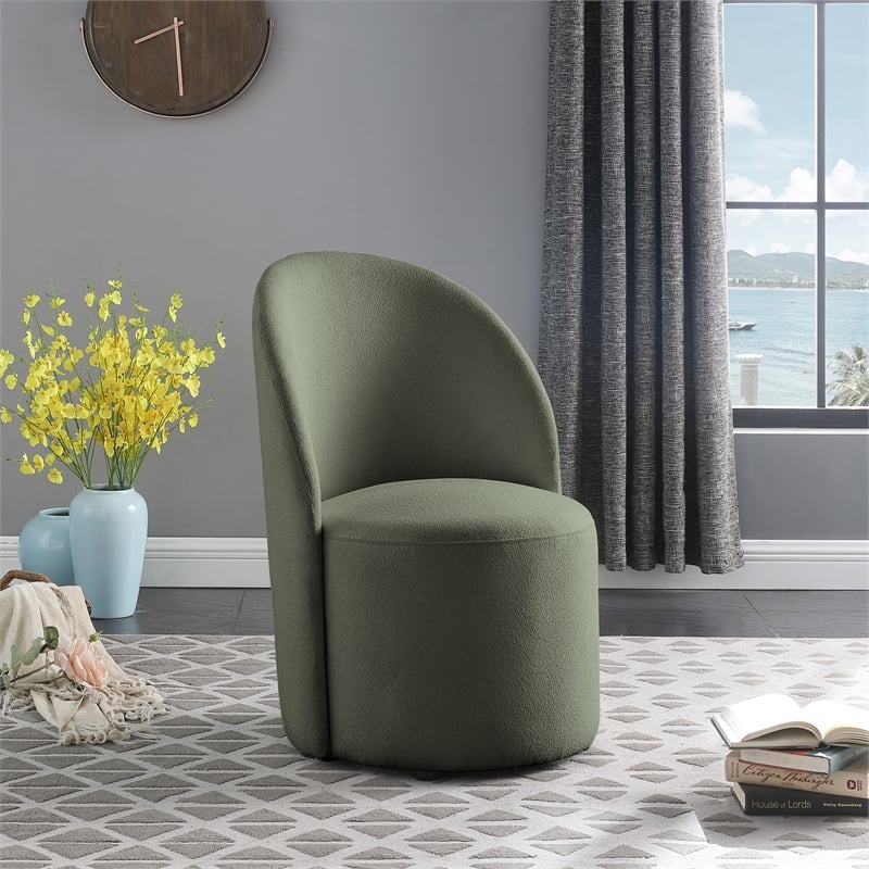 Meridian Furniture Hautely Green Fabric Accent Chair