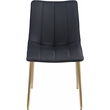 Meridian Furniture Isla Black Vegan Leather Dining Chair (Set of 2)