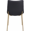 Meridian Furniture Isla Black Vegan Leather Dining Chair (Set of 2)