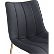 Meridian Furniture Isla Black Vegan Leather Dining Chair (Set of 2)