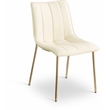 Meridian Furniture Isla Cream Vegan Leather Dining Chair (Set of 2)