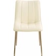 Meridian Furniture Isla Cream Vegan Leather Dining Chair (Set of 2)