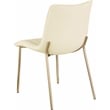 Meridian Furniture Isla Cream Vegan Leather Dining Chair (Set of 2)