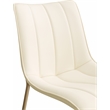 Meridian Furniture Isla Cream Vegan Leather Dining Chair (Set of 2)